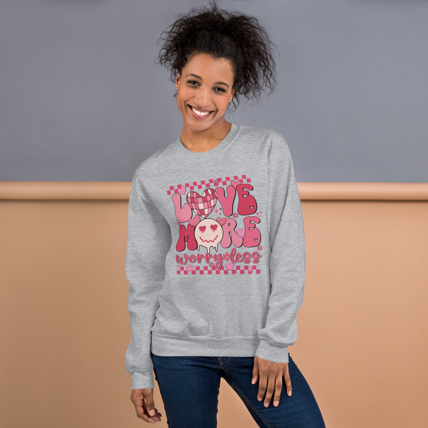 Love More Worry Less Crewneck