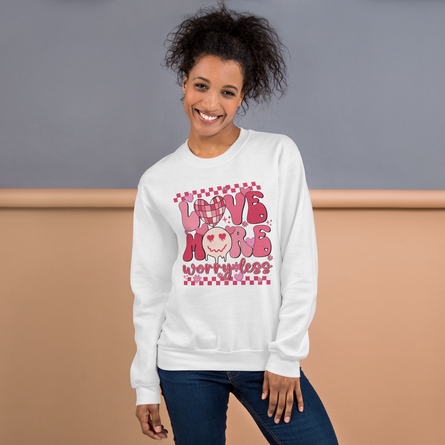 Love More Worry Less Crewneck