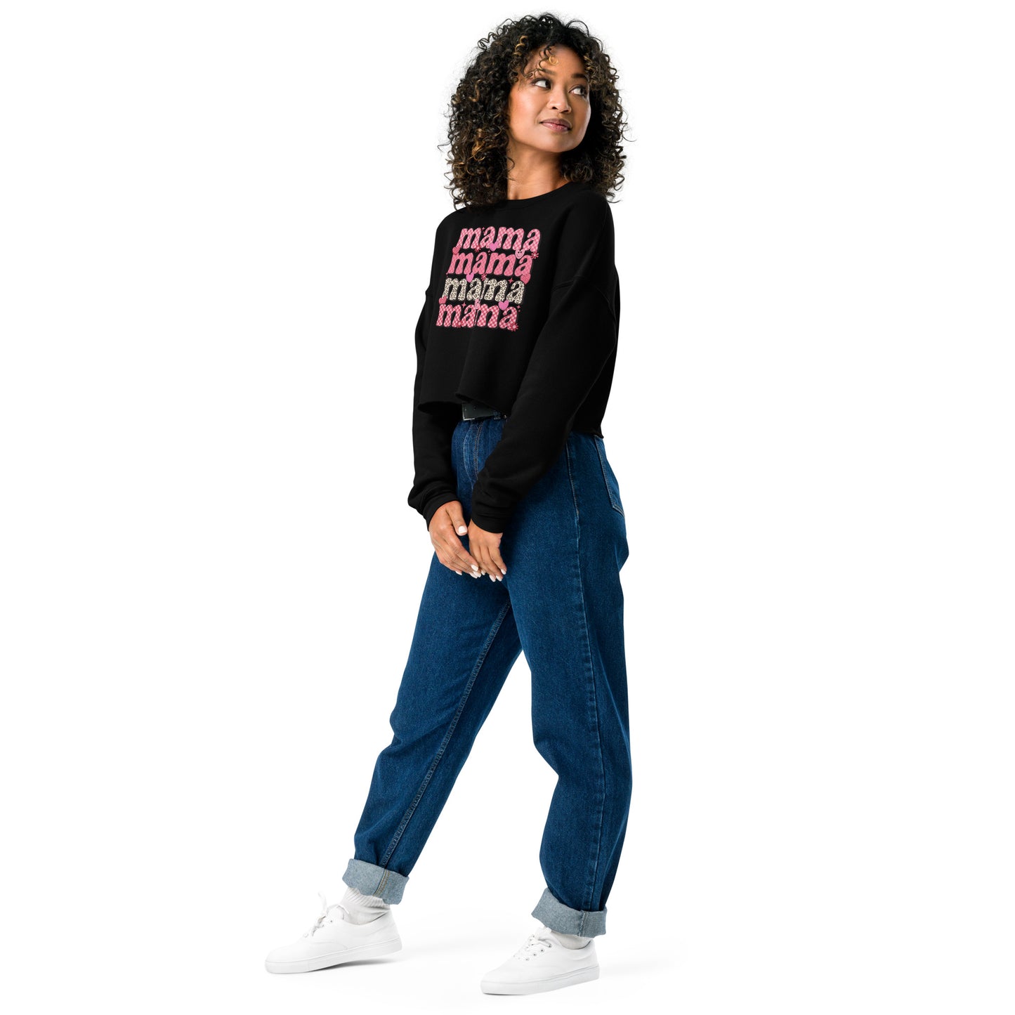 Mama Mama Cropped Sweatshirt