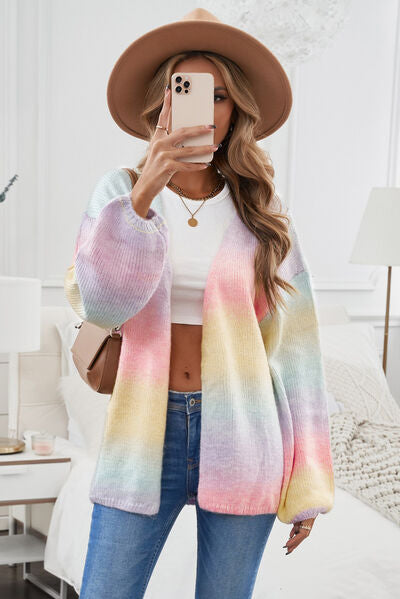 Rainbow Gradient Cardigan