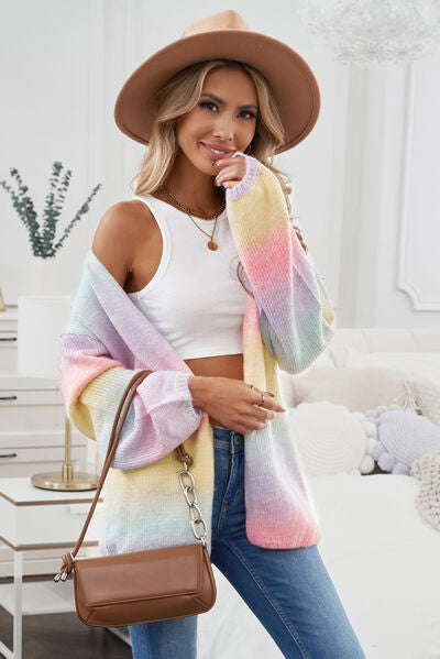 Rainbow Gradient Cardigan