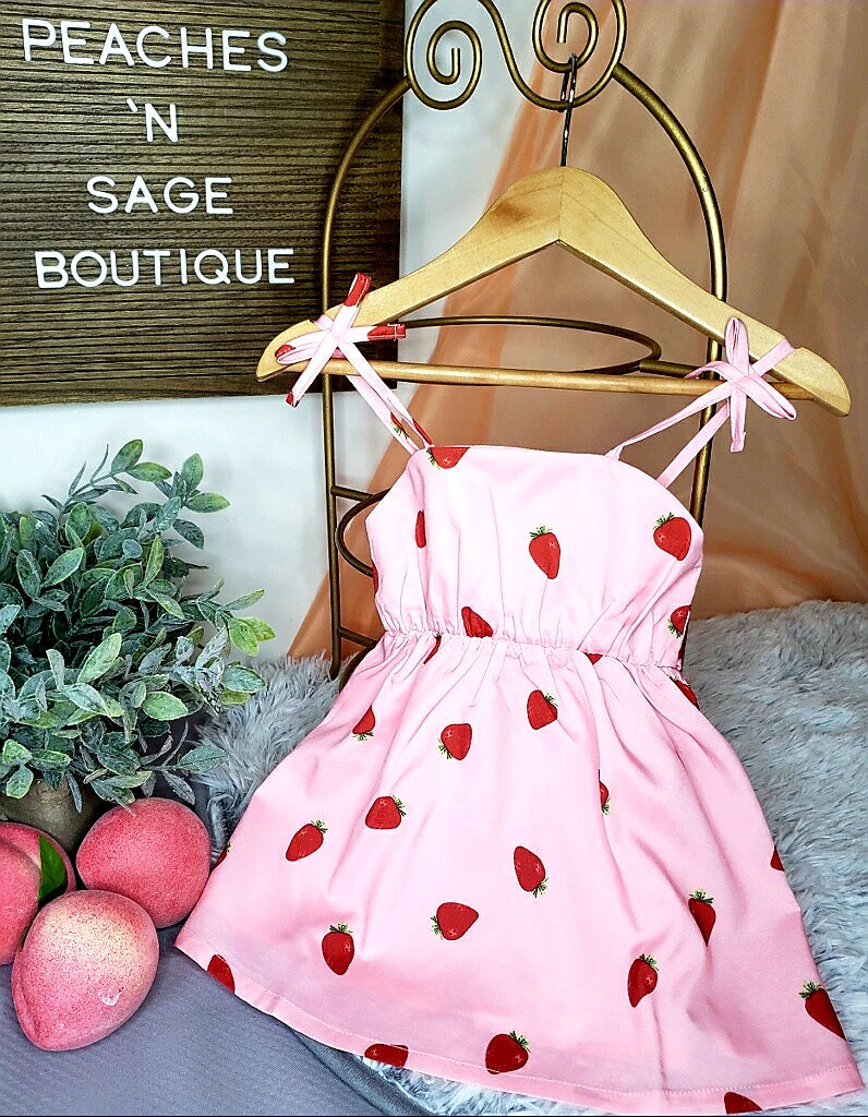 Strawberry Cami Dress